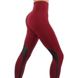 Codefit Athletic Leggings with Mesh Cutouts Size S/M